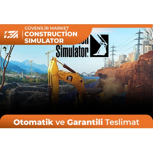  Construction Simülatör + Garanti + Destek